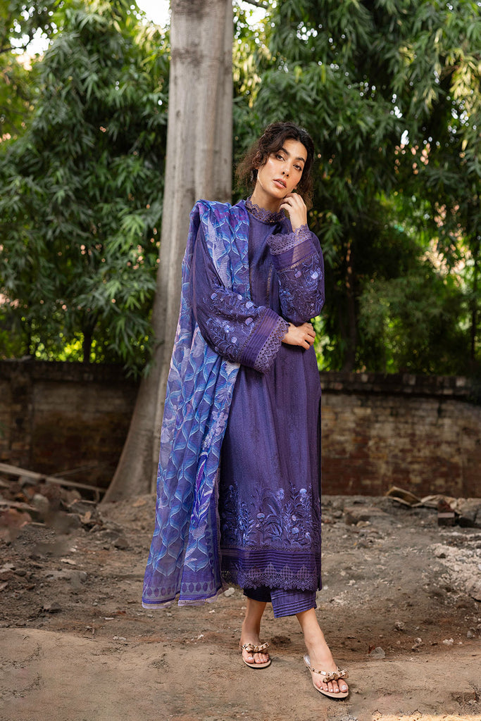 Sobia Nazir | Fall Edit 24 | DESIGN 4B FALL EDIT 2024 UNSTITCHED - Pakistani Designer Dress - by Sobia Nazir | Type: Luxury - 100% Original at Saira Sultan