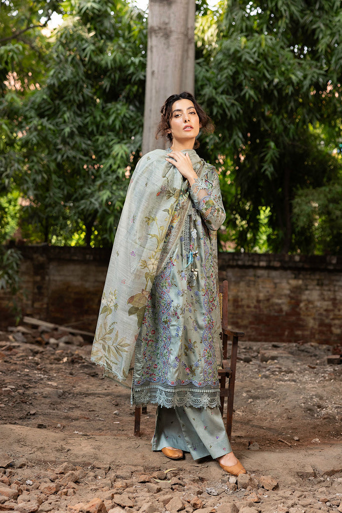 Sobia Nazir | Fall Edit 24 | DESIGN 2A FALL EDIT 2024 UNSTITCHED - Pakistani Designer Dress - by Sobia Nazir | Type: Luxury - 100% Original at Saira Sultan