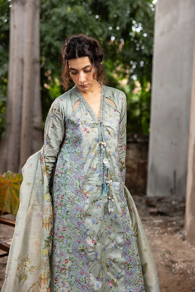 Sobia Nazir | Fall Edit 24 | DESIGN 2A FALL EDIT 2024 UNSTITCHED - Pakistani Designer Dress - by Sobia Nazir | Type: Luxury - 100% Original at Saira Sultan