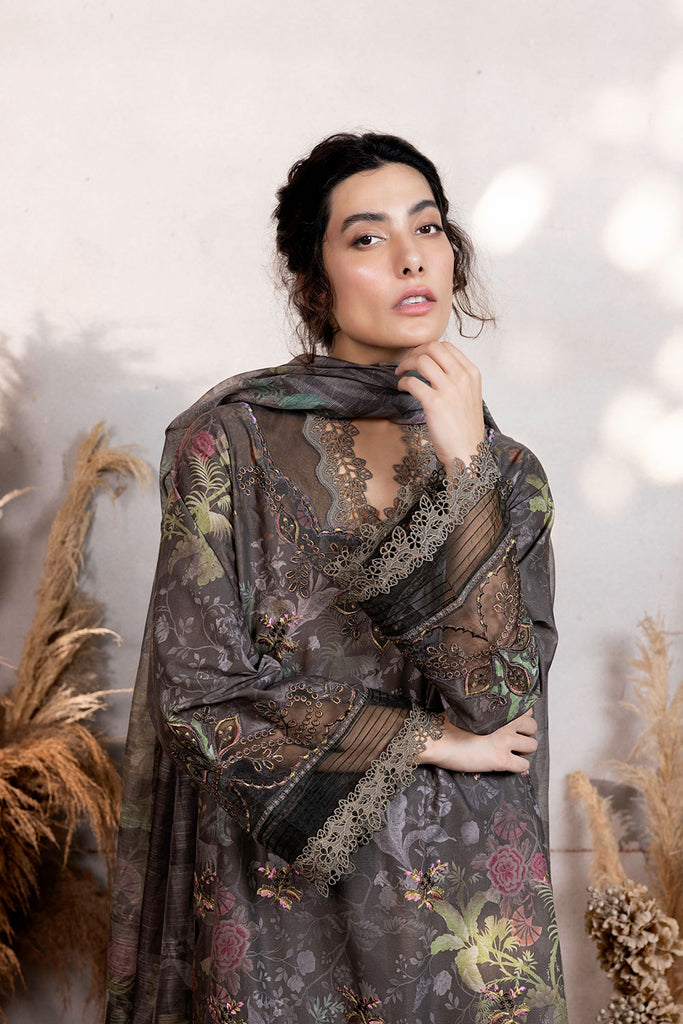 Sobia Nazir | Fall Edit 24 | DESIGN 3B FALL EDIT 2024 UNSTITCHED - Pakistani Designer Dress - by Sobia Nazir | Type: Luxury - 100% Original at Saira Sultan