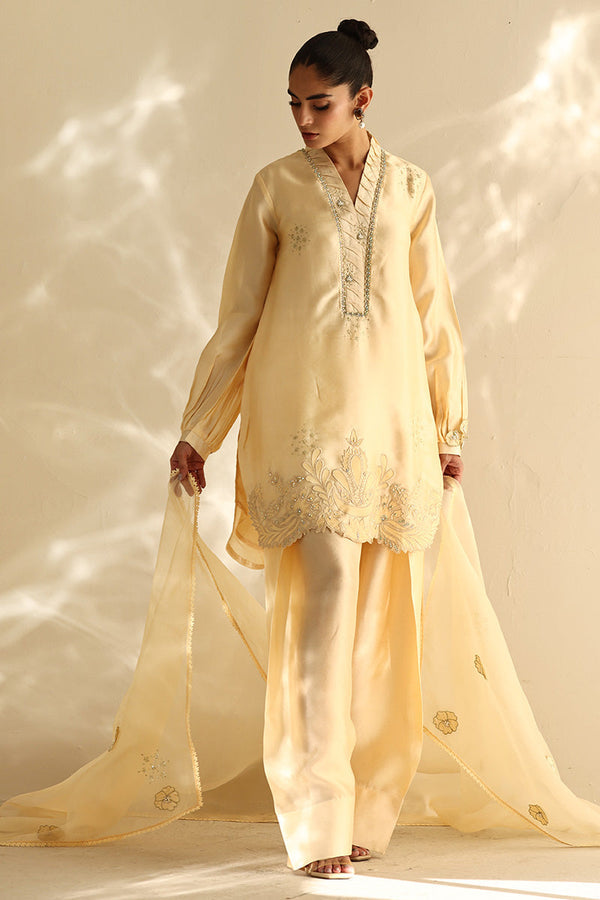 Sana Abbas | Mor Luxe | BUTTER CUP - Pakistani Designer Dress - by Sana Abbas - Type : Ladies Clothes - 100% Original at Saira Sultan