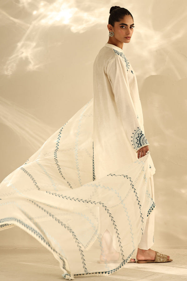 Sana Abbas | Mor Luxe | OCEANIC - Pakistani Designer Dress - by Sana Abbas - Type : Ladies Clothes - 100% Original at Saira Sultan