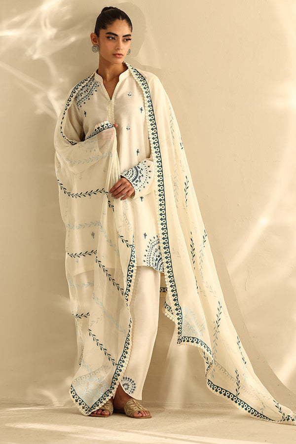 Sana Abbas | Mor Luxe | OCEANIC - Pakistani Designer Dress - by Sana Abbas - Type : Ladies Clothes - 100% Original at Saira Sultan