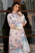 Afrozeh | Damask The Holiday Edit 25 | Seraphina B M Pale Peach Lawn