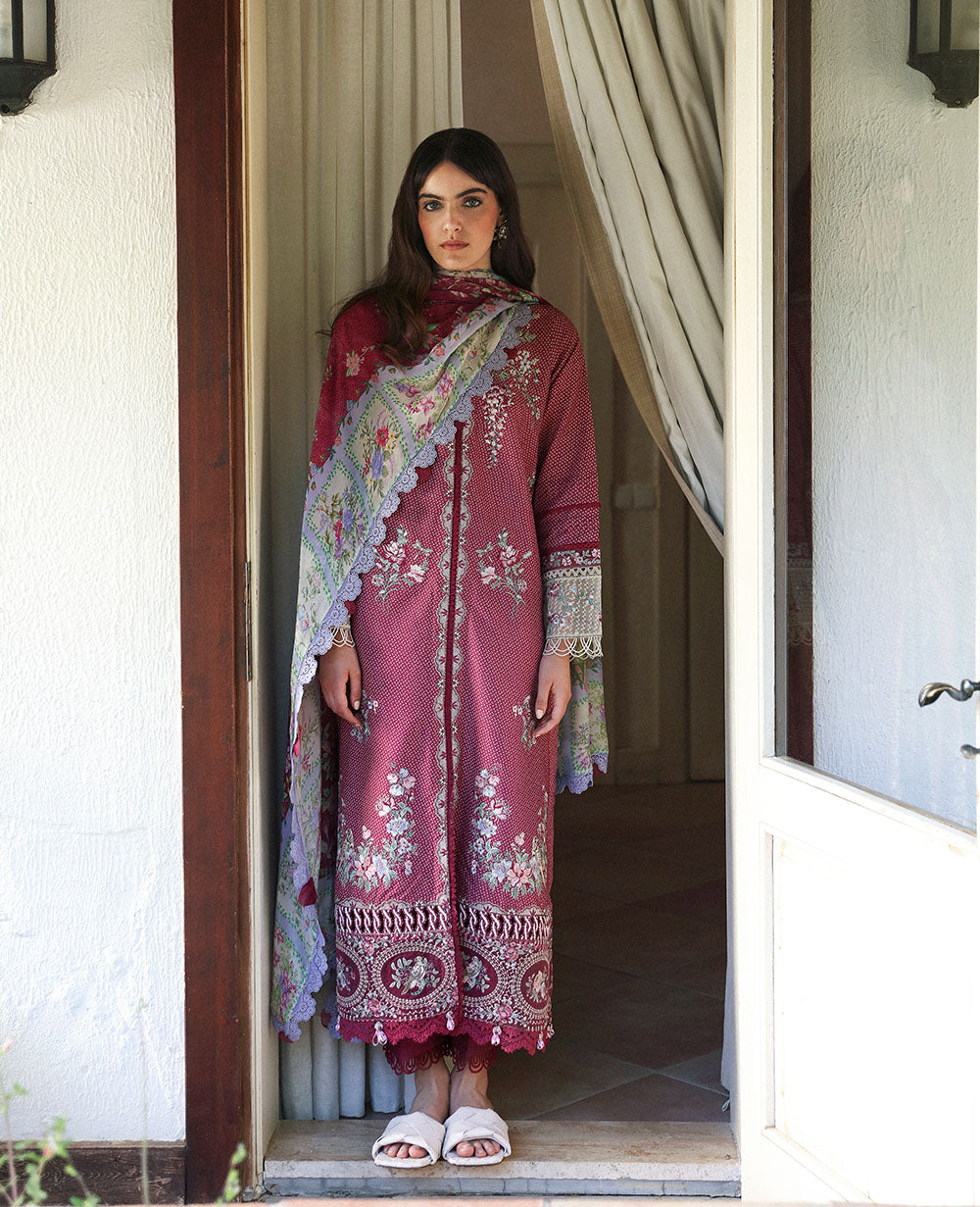 Republic Womenswear | Aylin Summer Lawn 24 | Fleur (D2-A) -  Republic Womenswear Luxury -  Saira Sultan