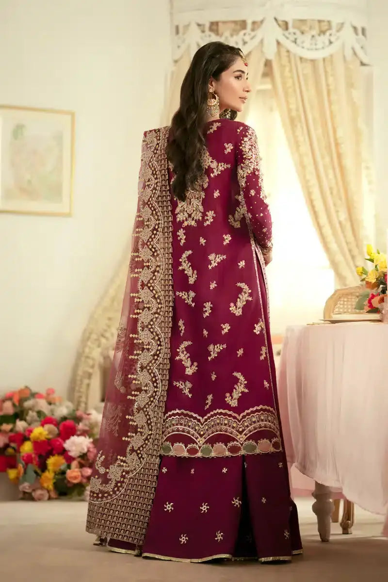 Qalamkar | Dilnaz Wedding Formals | DN-07 ALEENA - Pakistani Designer Dress - by Qalamkar | Type: Bridal - 100% Original at Saira Sultan