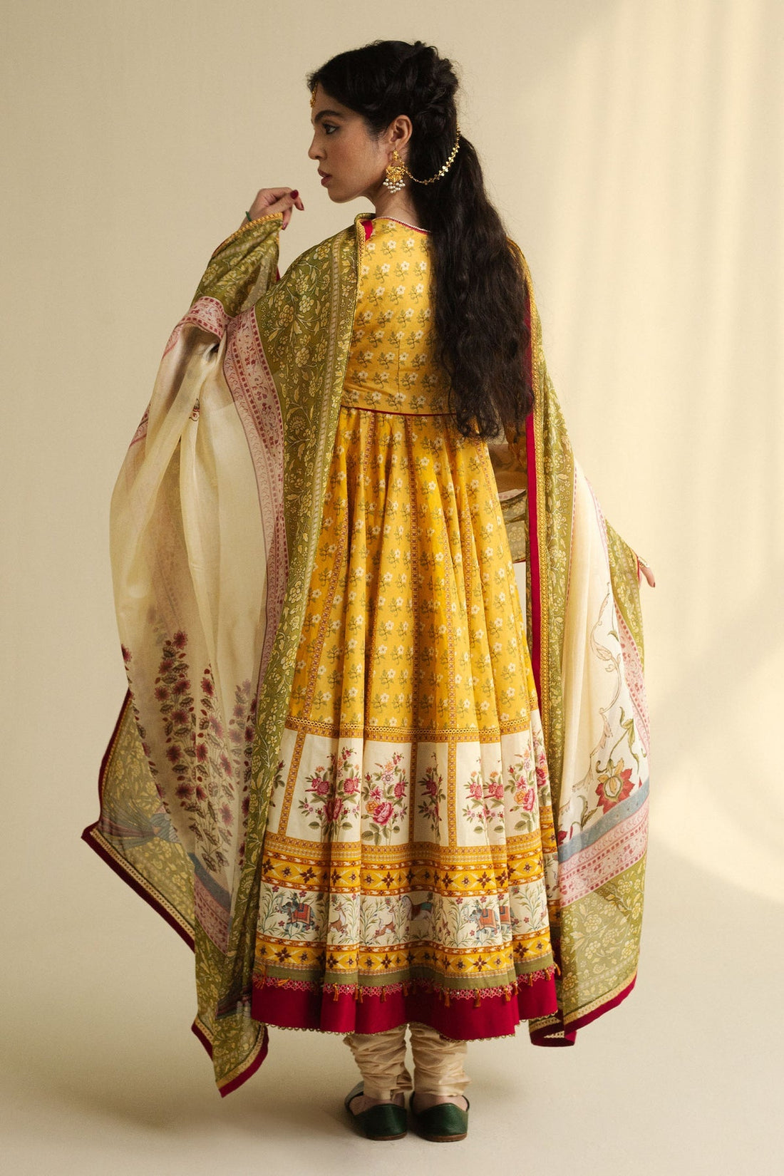 Zara Shahjahan | Anarkali 25 | Amaltas-D3 - Pakistani Designer Dress - by Zara Shahjahan - Type : Ladies Clothes - 100% Original at Saira Sultan