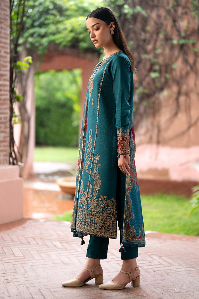 Jazmin | Winter Edition 24 | KHADDAR UW-0070 - Pakistani Designer Dress - by Jazmin | Type: Luxury - 100% Original at Saira Sultan