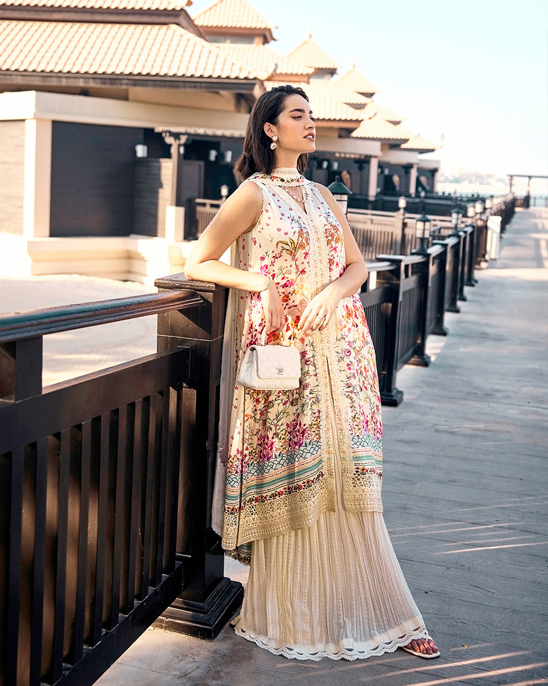 Faiza Saqlain | Carmela Luxury Pret | Beldene XS Off White Silk