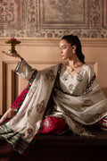 Nureh | Nur Mahal Formals | NE-139 L Ivory Silk