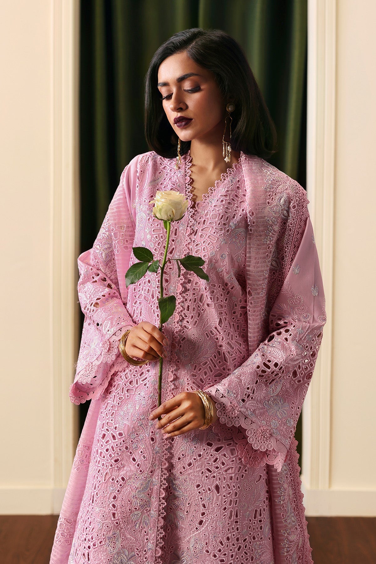 Afrozeh | Rhythm RTW | Chantelle M Pink Lawn