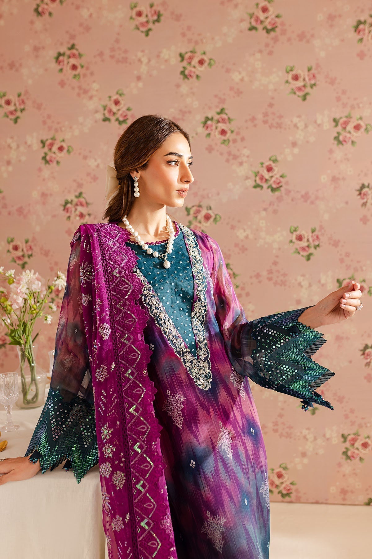 Nureh | Ballerina Formals | NU2-159 Custom Size Midnight Blue Chiffon