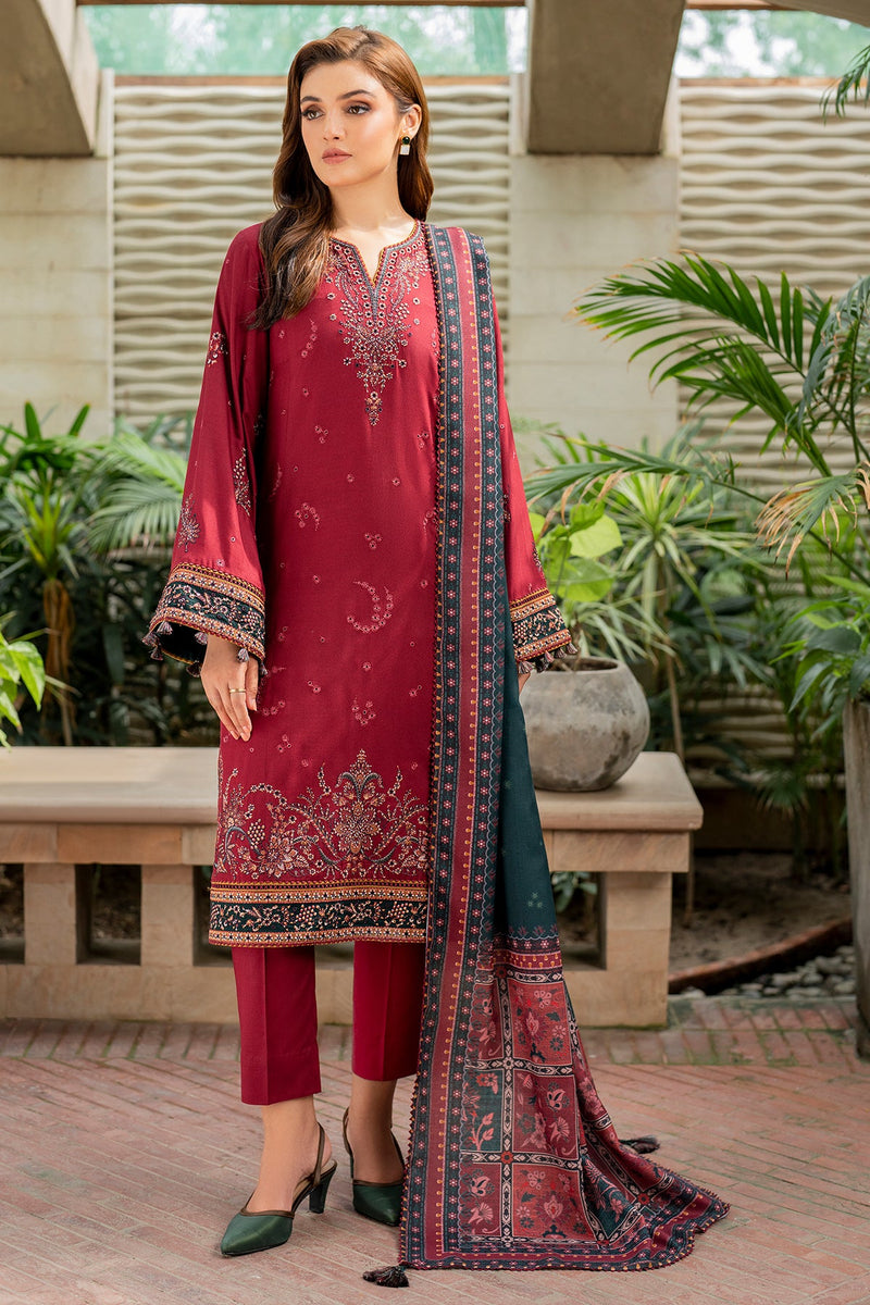 Jazmin | Winter Edition 24 | VISCOSE UW-0048 - Pakistani Designer Dress - by Jazmin | Type: Luxury - 100% Original at Saira Sultan