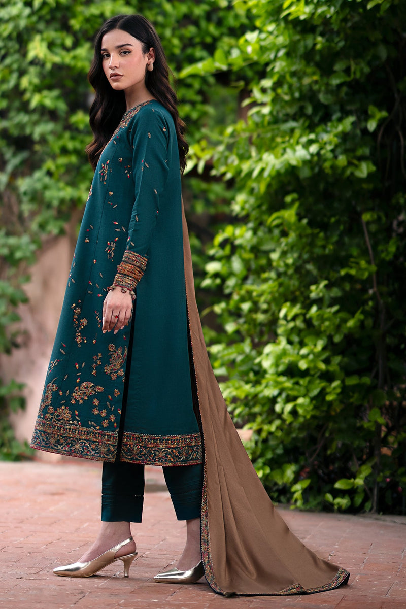 Jazmin | Winter Edition 24 | KHADDAR UW-0060 - Pakistani Designer Dress - by Jazmin | Type: Luxury - 100% Original at Saira Sultan