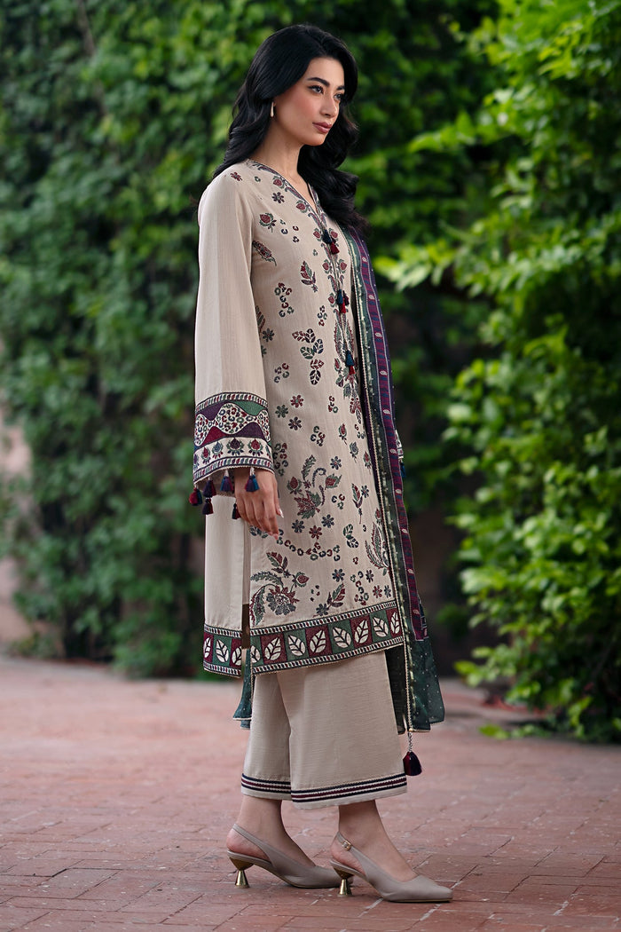 Jazmin | Winter Edition 24 | KHADDAR UW-0059 - Pakistani Designer Dress - by Jazmin | Type: Luxury - 100% Original at Saira Sultan