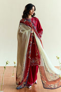 Zara Shahjahan | Coco Eid Edit | Alba-D8 L Haute Red Jacquard