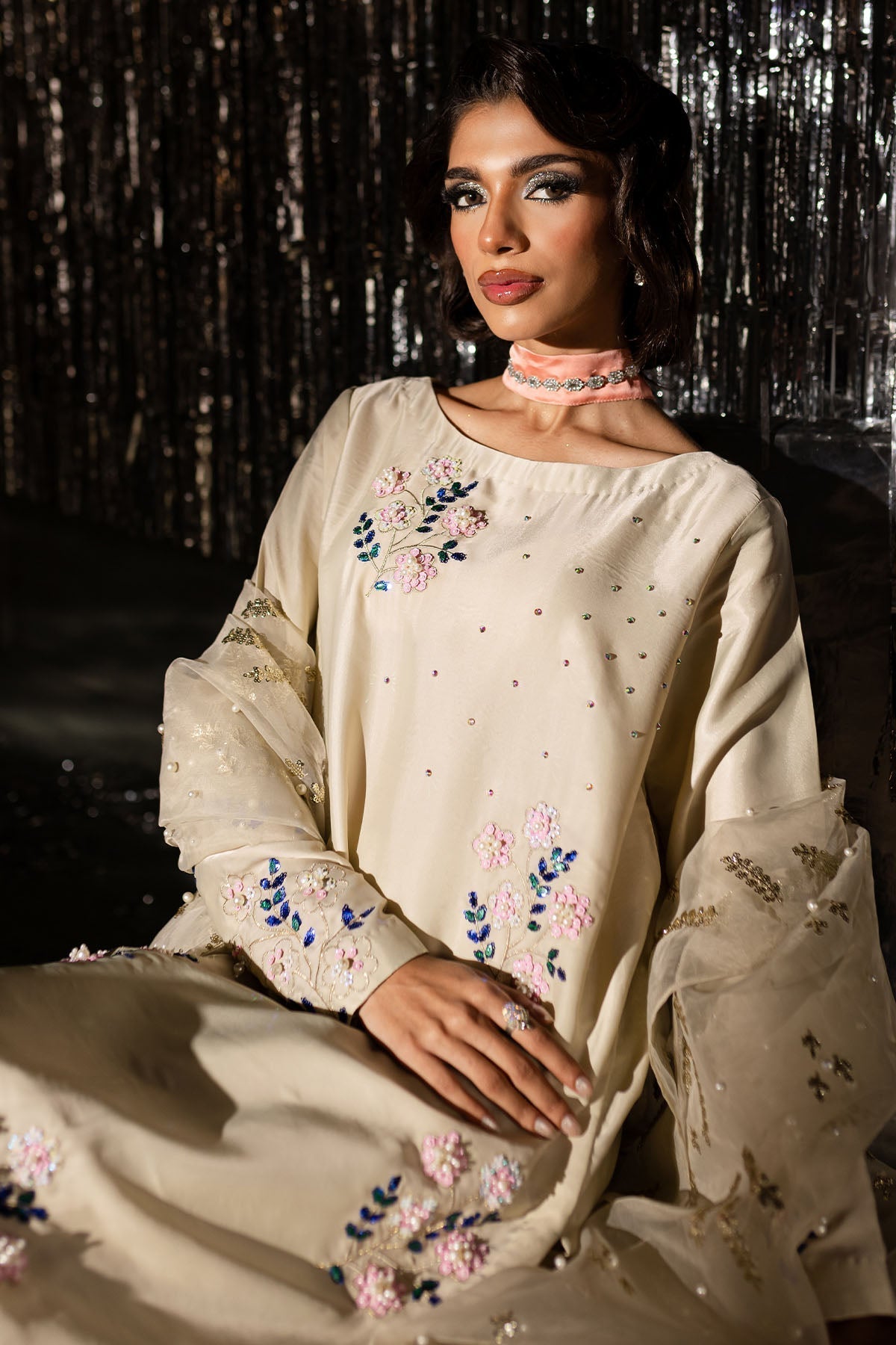 Nureh | Tiny Twinkles | Sparkle Pop TW-10 M Beige Silk