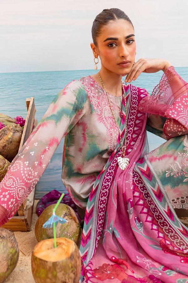 Nureh | Gardenia Lawn 24 | NS-137 A - Pakistani Designer Dress - by Nureh | Type: Luxury - 100% Original at Saira Sultan