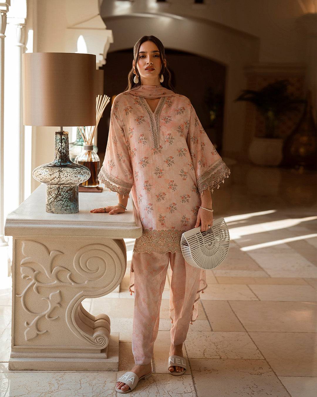 Faiza Saqlain | Zurina Luxury Pret | Kaylin - Pakistani Designer Dress - by Faiza Saqlain | Type: Luxury - 100% Original at Saira Sultan