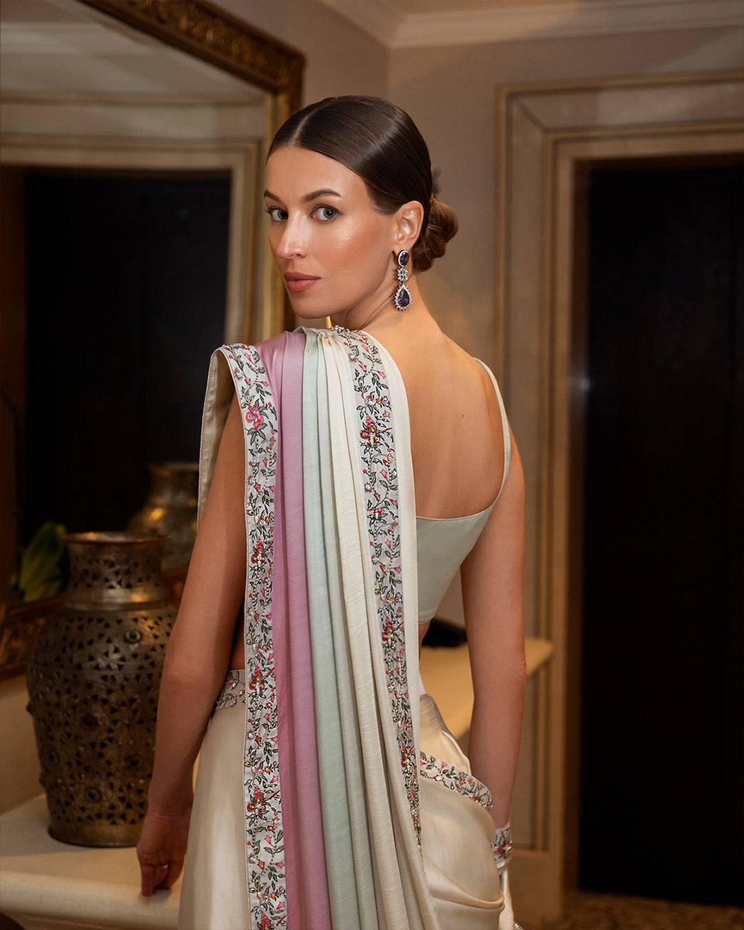 Faiza Saqlain | Zurina Luxury Pret | Lenci - Pakistani Designer Dress - by Faiza Saqlain | Type: Luxury - 100% Original at Saira Sultan