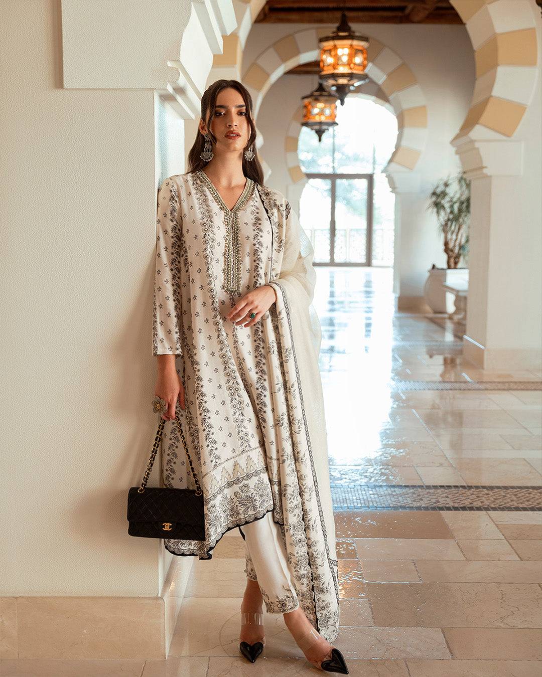 Faiza Saqlain | Zurina Luxury Pret | Mireya - Pakistani Designer Dress - by Faiza Saqlain | Type: Luxury - 100% Original at Saira Sultan