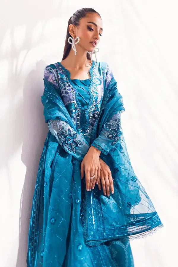 Nureh | Ballerina Formals | Blue Charm - Pakistani Designer Dress - by Nureh | Type: Formal - 100% Original at Saira Sultan
