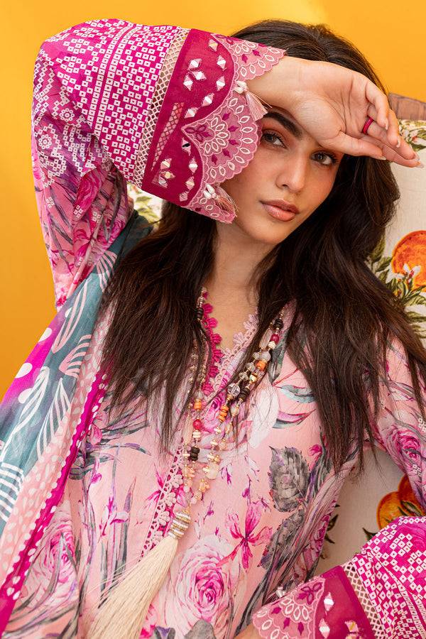 Nureh | Gardenia Lawn 24 | NS-135 A - Pakistani Designer Dress - by Nureh | Type: Luxury - 100% Original at Saira Sultan