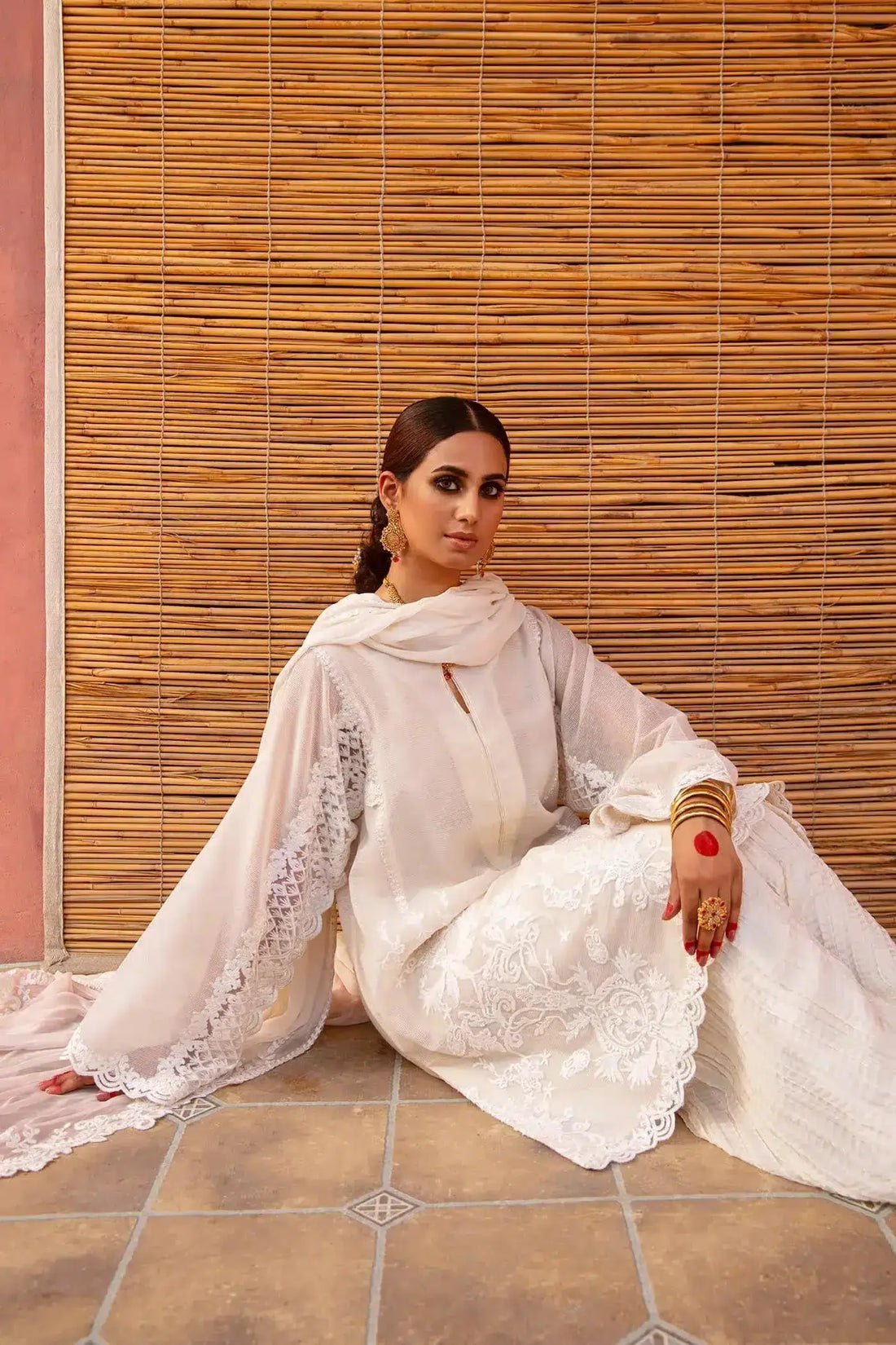 Nilofer Shahid | Nur e Subh Formals | Motiya - Pakistani Designer Dress - by Nilofer Shahid | Type: Formal - 100% Original at Saira Sultan