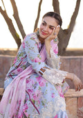 Elaf Premium | Prints Chikankari 24 | 04A OCEAN BLOSSOMS - Pakistani Designer Dress - by Elaf Premium | Type: Luxury - 100% Original at Saira Sultan