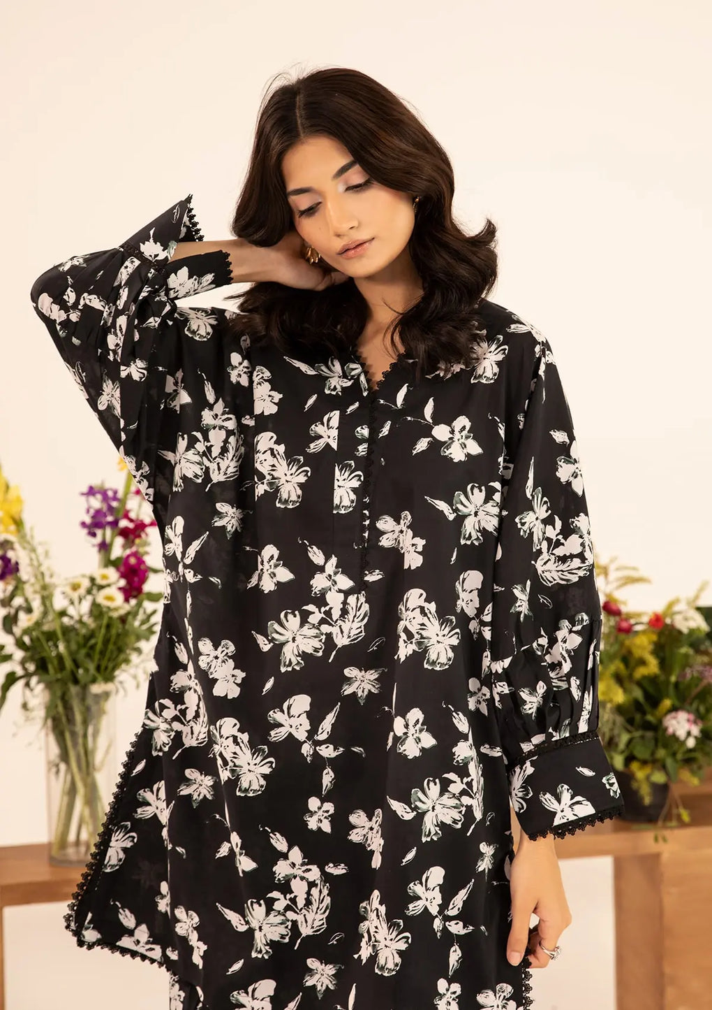 Elaf Premium | Pret 25 | EPT-04 DANAE L Black Lawn