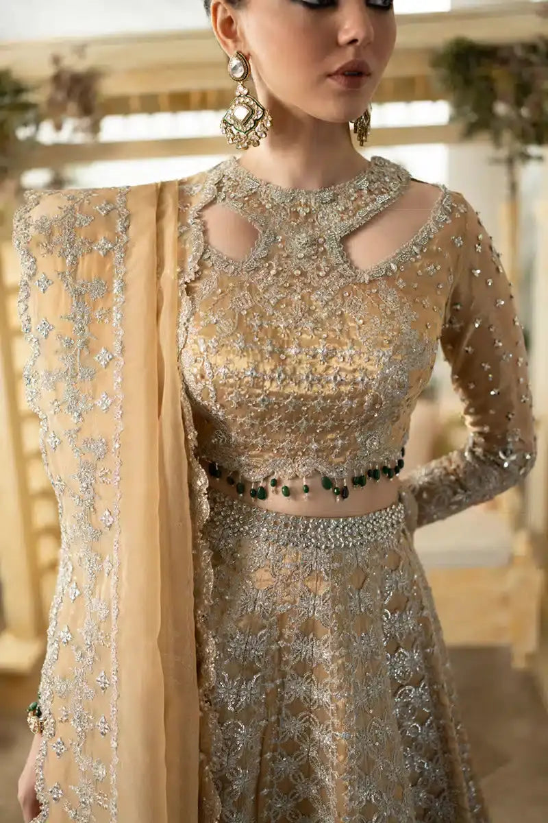 Qalamkar | Dilnaz Wedding Formals | DN-01 IMAAN - Pakistani Designer Dress - by Qalamkar | Type: Bridal - 100% Original at Saira Sultan