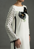 Zarqash | Silk Edit | ZQS 012 ESTELLA L White Raw Silk