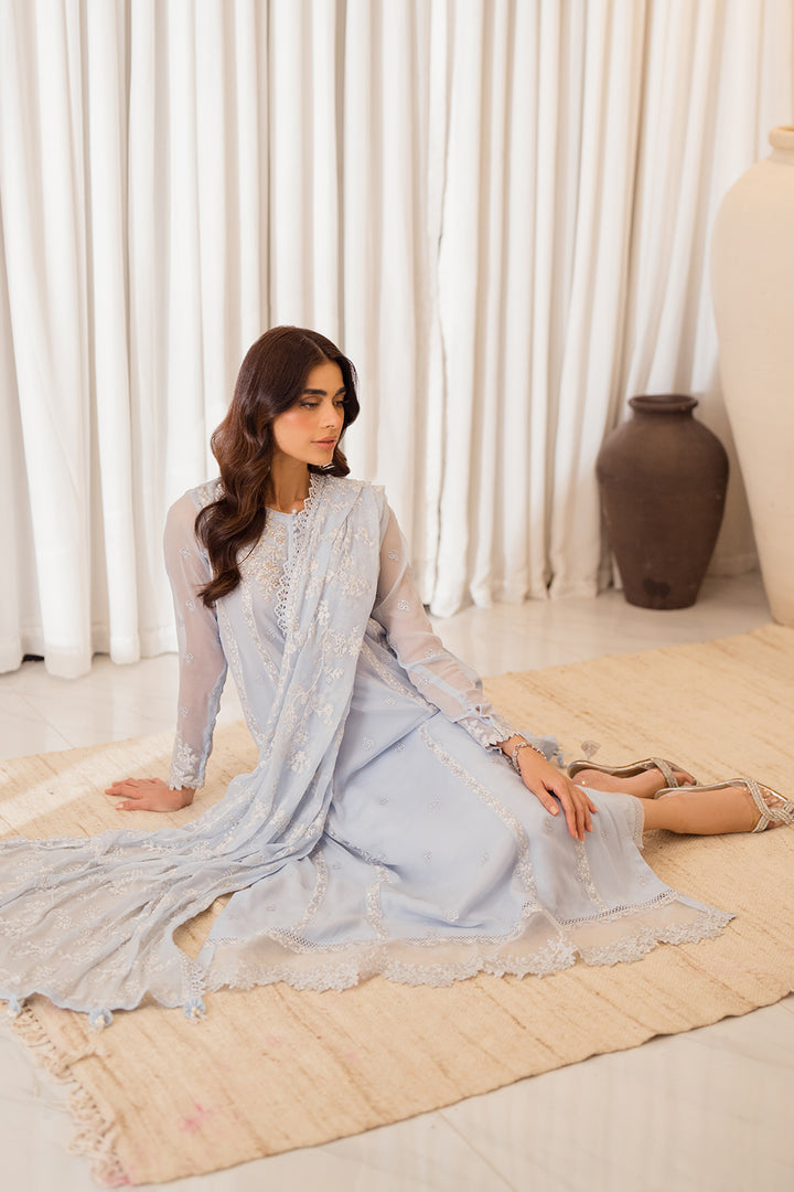 Azure | Ensembles Embroidered Formals | Serenity Sky