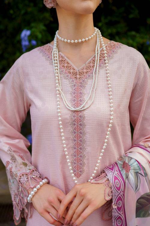 Baroque | Luxury Pret 24 | JACQUARD LAWN UF-588 - Pakistani Designer Dress - by Baroque | Type: Luxury - 100% Original at Saira Sultan