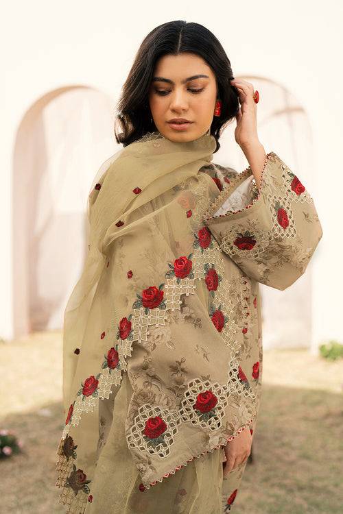 Baroque | Luxury Pret 24 | LAWN UF-594 - Pakistani Designer Dress - by Baroque | Type: Luxury - 100% Original at Saira Sultan