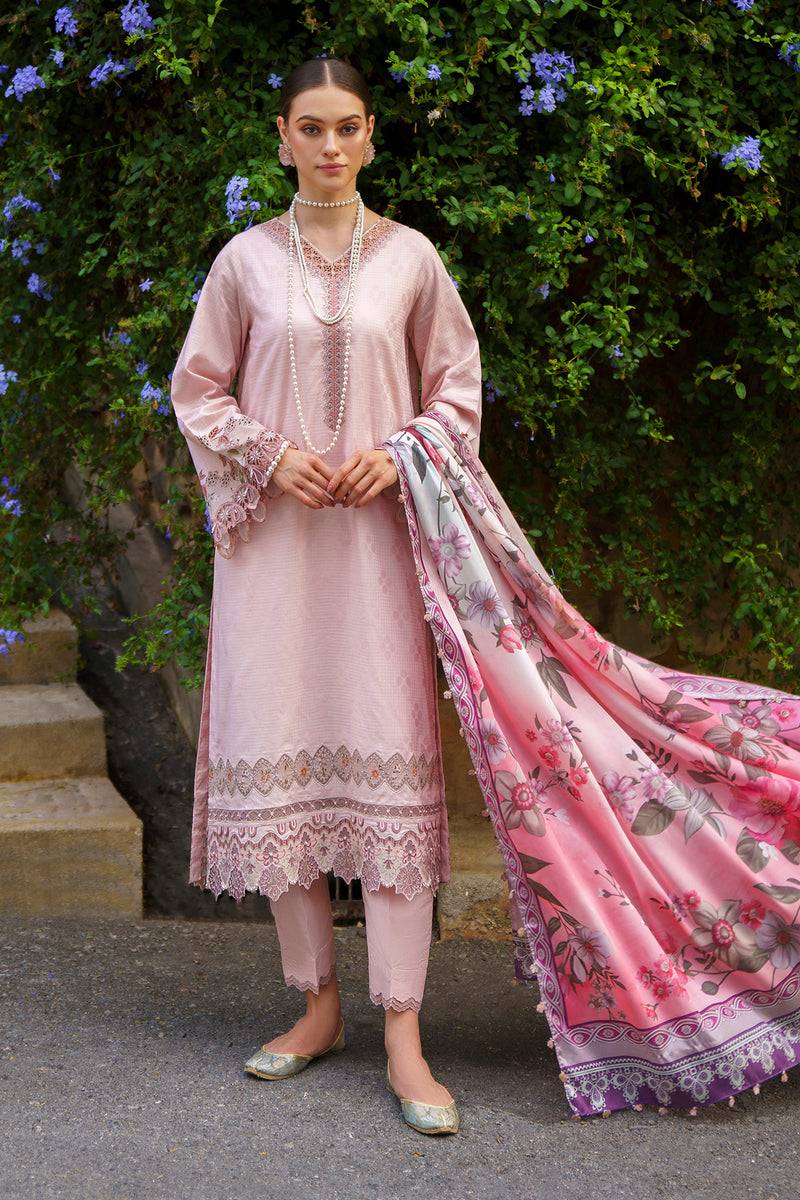Baroque | Luxury Pret 24 | JACQUARD LAWN UF-588 - Pakistani Designer Dress - by Baroque | Type: Luxury - 100% Original at Saira Sultan