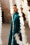 Suffuse | Silk Pret Summer 25 | SOLARA L Deep Teal Green Silk