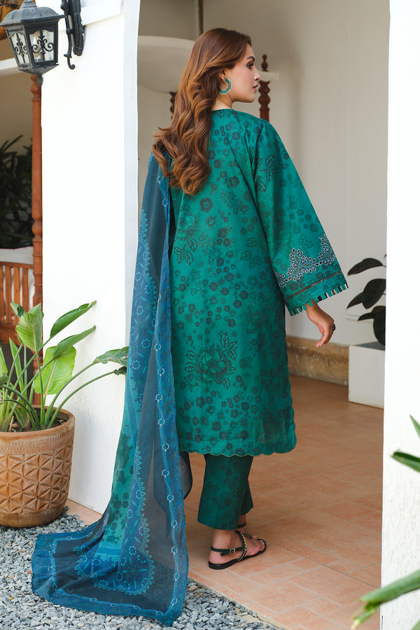 Baroque | Luxury Pret 24 | LAWN UF-646 - Pakistani Designer Dress - by Baroque | Type: Luxury - 100% Original at Saira Sultan