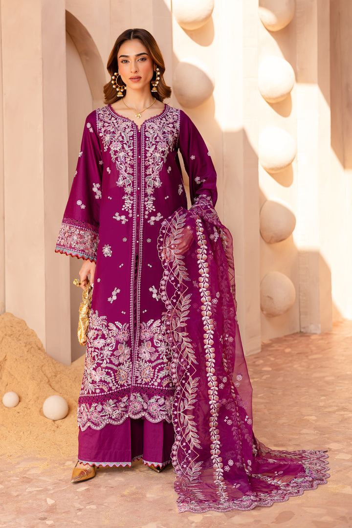 Batik | Ophelia Luxury Pret | Roop XS Magenta Pima Lawn