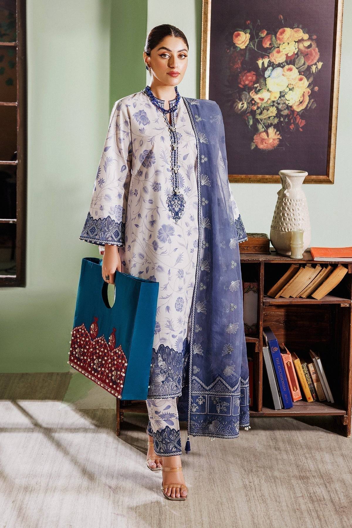 Alizeh | Maahi Vol 2 | AF-EPL-7019-SHAM - Pakistani Designer Dress - by Alizeh | Type: Luxury - 100% Original at Saira Sultan