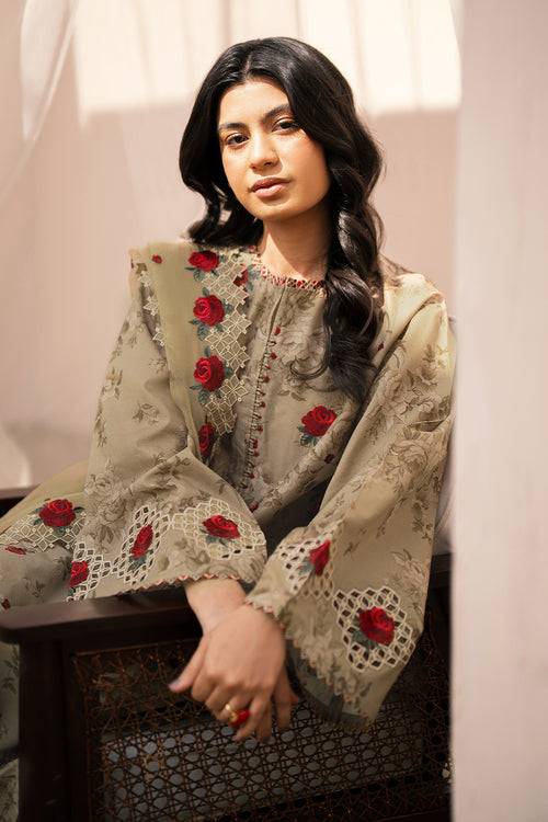 Baroque | Luxury Pret 24 | LAWN UF-594 - Pakistani Designer Dress - by Baroque | Type: Luxury - 100% Original at Saira Sultan