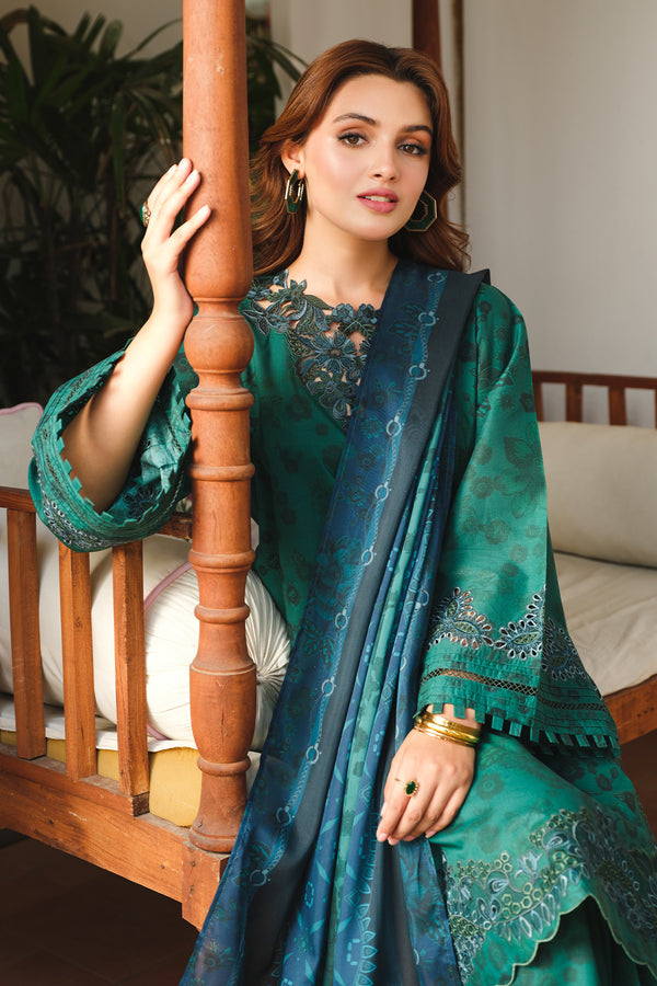 Baroque | Luxury Pret 24 | LAWN UF-646 - Pakistani Designer Dress - by Baroque | Type: Luxury - 100% Original at Saira Sultan