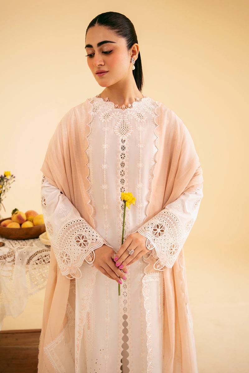 Qalamkar | Qlinekari Luxury Lawn | SQ-07 CARMIN - Pakistani Designer Dress - by Qalamkar | Type: Luxury - 100% Original at Saira Sultan