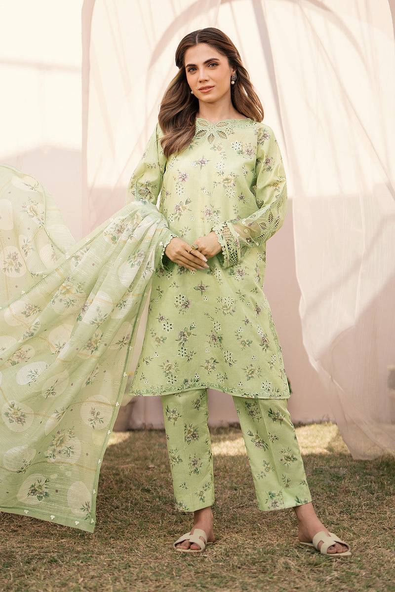 Baroque | Luxury Pret 24 | LAWN UF-595 - Pakistani Designer Dress - by Baroque | Type: Luxury - 100% Original at Saira Sultan
