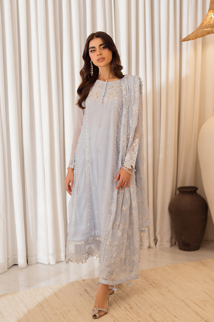 Azure | Ensembles Embroidered Formals | Serenity Sky