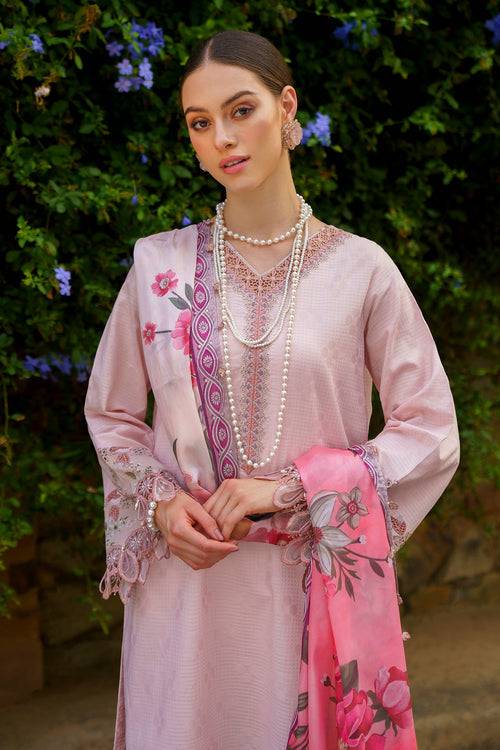 Baroque | Luxury Pret 24 | JACQUARD LAWN UF-588 - Pakistani Designer Dress - by Baroque | Type: Luxury - 100% Original at Saira Sultan