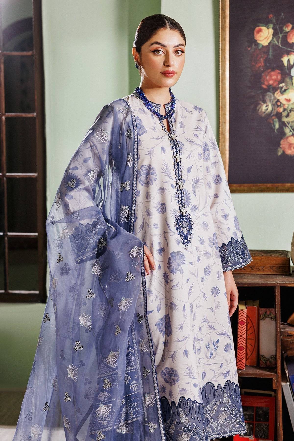 Alizeh | Maahi Vol 2 | AF-EPL-7019-SHAM - Pakistani Designer Dress - by Alizeh | Type: Luxury - 100% Original at Saira Sultan