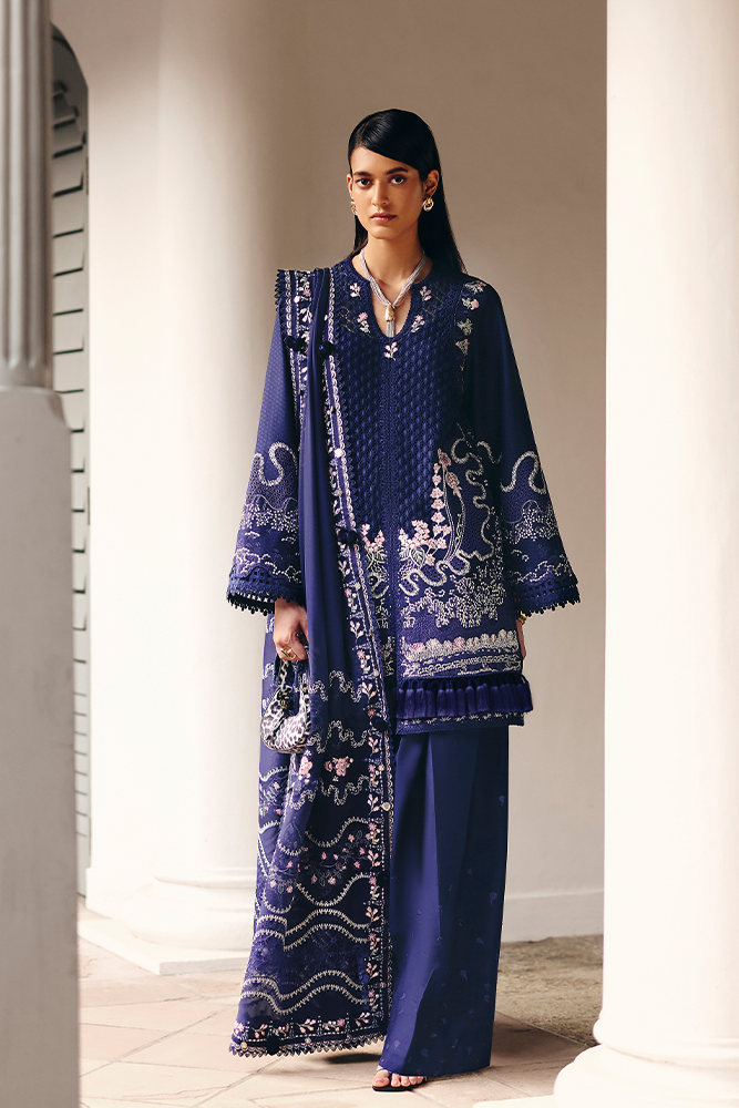 Suffuse | Casual Pret 25 | SAHRA XS Dark Blue Cotton
