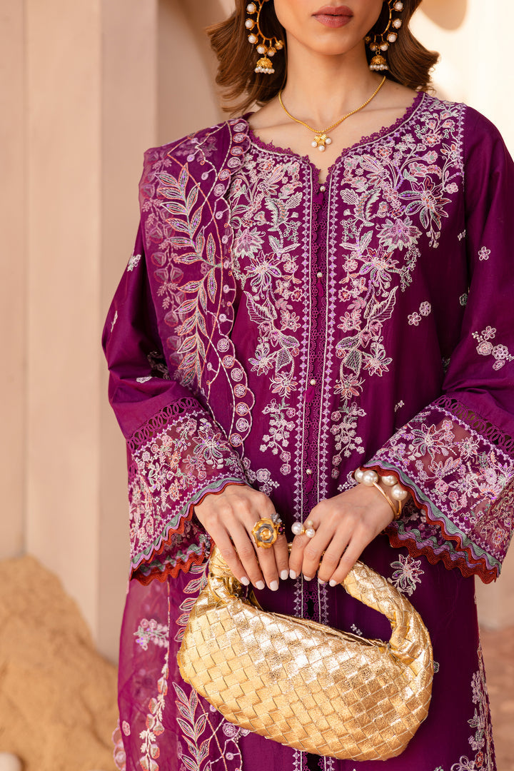 Batik | Ophelia Luxury Pret | Roop M Magenta Pima Lawn