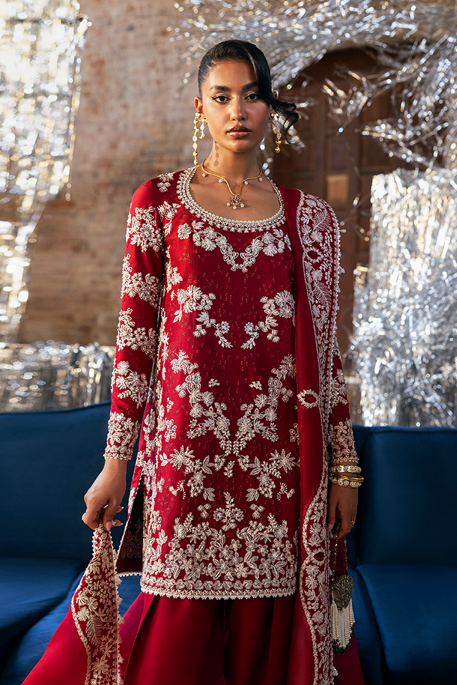Suffuse | Silk Pret Summer 25 | SERI XS Red Raw Silk